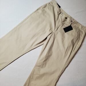 Bonobos Men's Size 36X32 NWT Stretch Washed Chino Pants Slim Fit Beige